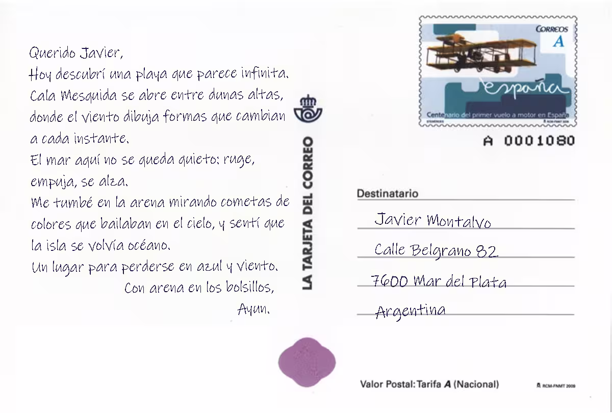 Postales Cala Mesquida 2